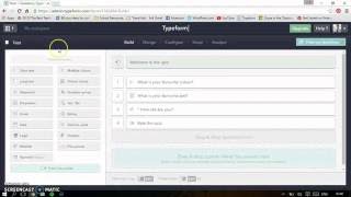 A Tutorial For Typeform A Website In Which You Can Make Quizzes Questionnnaires and Tests [upl. by Annahpos]