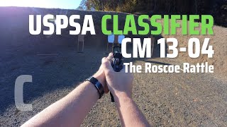 USPSA Classifier CM 1304 The Roscoe Rattle  5570 uspsa carryoptics practicalshooting [upl. by Anwahsit]