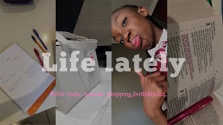 Life lately S1 ep1 bible study  routine shoppingbirthday ect [upl. by Lash]