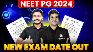 NEET PG 2024 NEW EXAM DATE OUT  Latest Update  Dr Ranjith [upl. by Emeline427]