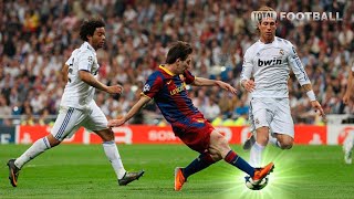 Lionel Messi vs Real Madrid Away UCL SemiFinal 201011 [upl. by Ndnarb]