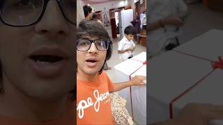 Sourabh Joshi ko mila itna bada gift box 🎁 souravjoshivlogs gift minivlog shorts [upl. by Nola]