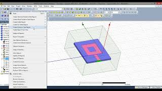 Plotting Gain vs Frequency in HFSS [upl. by Ordnaxela]