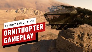 Microsoft Flight Simulator x Dune  Ornithopter Gameplay 4K 60FPS [upl. by Jeritah]