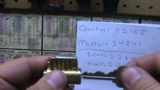 Locksmithing 101 Masterkeying [upl. by Beare]