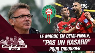 Coupe du monde 2022  Le Maroc en demifinale quotce nest pas un hasardquot pour Troussier [upl. by Cavit]