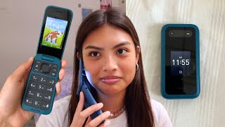 gen z uses a FLIP PHONE for a week  get well series ep 1 [upl. by Ynabla]