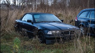 Starting BMW E36 318i Cabrio After 4 Years  Test Drive [upl. by Nyvets]