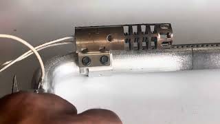 GE GAS STOVE REPLACING A IGNITER FOR A OVEN STEPBYSTEP [upl. by Arther399]