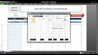 Control Horas Extras en Excel [upl. by Yekcor]