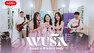 พบรัก  INK WARUNTORN  cover by Saain x Kikie x Indy Pawarisa Live session [upl. by Onivla542]