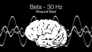 Problem Solving Beta Binaural Beat  30Hz 1h Pure [upl. by Amrak]