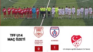 TFF U14 LİGİ PENDİKSPOR 0  1 ALTINORDU [upl. by Sheeree]