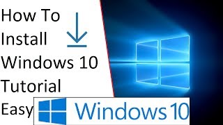 How To Install Windows 10 On a New hard drive or a fresh install ✔ [upl. by Oileve25]