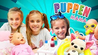 4 Folgen am Stück  Puppen Mama  Video für Mädchen auf Deutsch [upl. by Auhsaj]