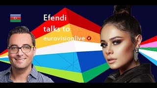 🇦🇿 Interview with Efendi from Azerbaijan   Eurovision in Rotterdam 2021 [upl. by Jeri]