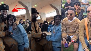 Burna boy  Wizkid and Rema Live at Louis Vuitton Paris Fashion Week [upl. by Akeihsal443]