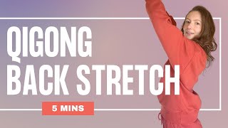 5 Min Qigong Lower Back Stretch [upl. by Rossen]