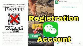 How To Bypass WeChat Account QR Code Scan In Hindi  How To Create WeChat Account In India [upl. by Erreip]