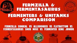 Fermzilla amp Fermentasaurus Fermenters amp Unitanks Comparison [upl. by Andrey]