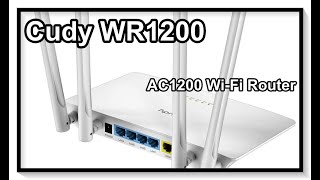 Cudy WR1200 AC1200 WiFi Router  Unboxing amp Menu [upl. by Alano]