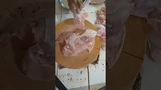 How to debone a whole chickencarapotongayam ayampotong chicken [upl. by Christina]