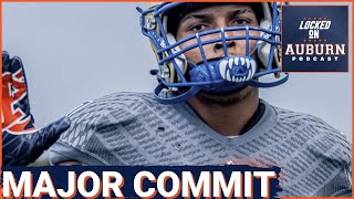 REACTION Elijah Melendez COMMITS to the Auburn Tigers  Auburn Tigers Podcast [upl. by Yznil]