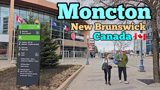 Moncton New Brunswick Canada 🇨🇦 2024  Moncton downtown walking tour canada newbrunswick moncton [upl. by Ardnac]