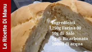 Pane senza lievito con bicarbonato 🍽 Senza lievitazione [upl. by Auberon]