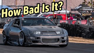 How Bad Was The 300ZX Crash Heres A Look At The Aftermath From The Drift Event [upl. by Vanzant]