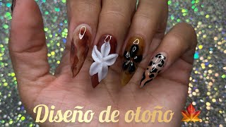 uñas tendencia otoño 2024🍁🍁 [upl. by Mchail]