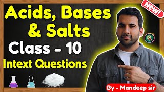 Acid Base and Salts class 10 NCERT solutions  Intext Questions  Class 10 Science [upl. by Armil]