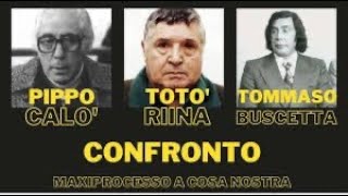 Il confronto tra Totò Riina Tomasso Buscetta e Pippo Calò [upl. by Fanechka]