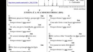 SALMO 135 136  ETERNA É A SUA MISERICÓRDIA [upl. by Burdett626]