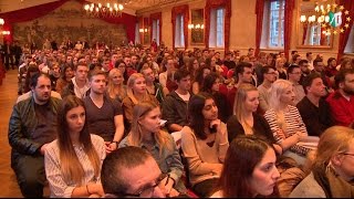 Feierliche Begrüßung der Erstsemester SS 2017 an der RFH Köln [upl. by Anilatak]