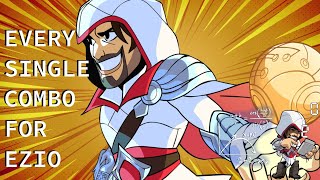 Brawlhalla Guide  Ezio Combo Compilation [upl. by Keyser]