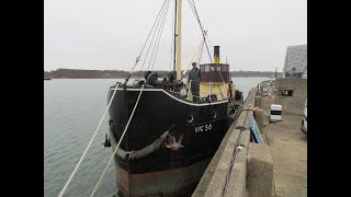 Fitting a stay tube into a Cochran boiler on VIC 56 Clyde Puffer [upl. by Selimah]