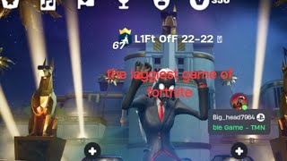 The laggiest game of fortnite [upl. by Kalvin382]