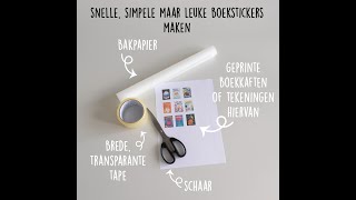 Kinderboekenweek 2024 Lekker eigenwijs zelf boekstickers maken SD 480p [upl. by Philippa227]