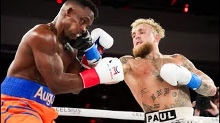 Jake Paul vs Andre August Full fight KNOCKOUT [upl. by Vittorio]