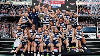 Geelong Cats Post Grand Final Win Team Presentation at Yarra Park  Chants  Players Pumped [upl. by Berke]