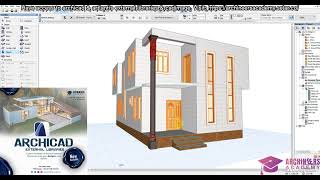 AMAZING COLUMN DESIGN IN ARCHICAD EXTERNAL LIBRARIES  ALL ARCHICAD VERSIONS [upl. by Ahsiuq]