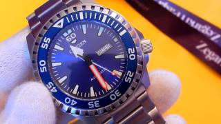 Video recenzja CITIZEN Mechanical NH838988LE [upl. by Phelips400]