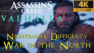 AC Valhalla  War in the North  Nightmare Aesir difficulty playthrough [upl. by Aidahs]