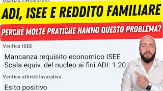 PROBLEMA ASSEGNO DI INCLUSIONE con ISEE e reddito familiare perchè [upl. by Yanrahs]