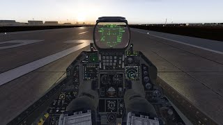 Falcon BMS  F16C  Barcap Training TE [upl. by Pasia]