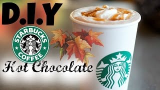 Fall Recipe Starbucks Salted Caramel Hot Chocolate [upl. by Aerdnas]