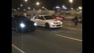 EVO MR vs WRX STi [upl. by Flip]