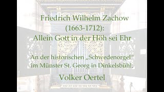 Friedrich Wilhelm Zachow Allein Gott in der Höh sei Ehr – Orgelmusik aus Dinkelsbühl [upl. by Ienttirb]