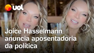 Joice Hasselmann xinga mas declara apoio a Nunes e anuncia aposentadoria da política [upl. by Blithe]